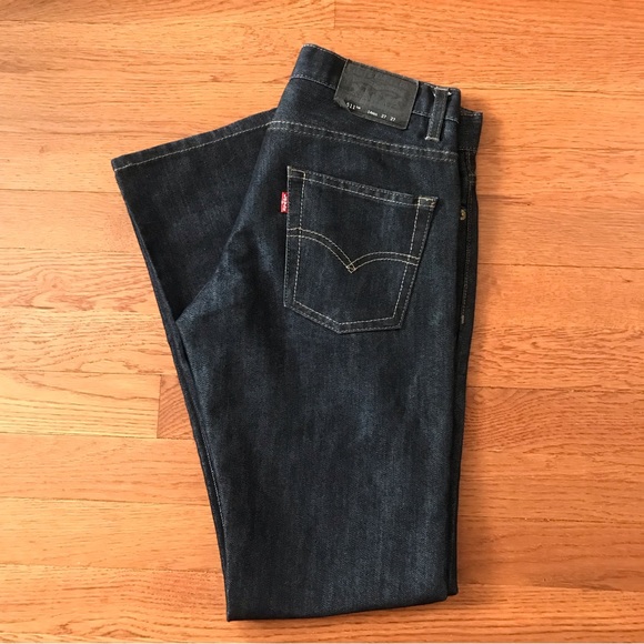 Boy’s Levis 14 Reg 27 x 27 Dark Denim 511 Slim - Picture 1 of 7